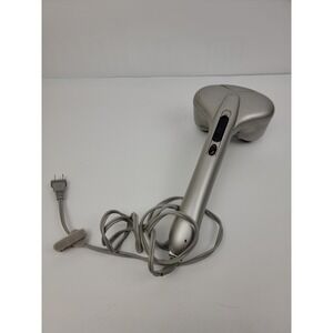 HoMedics PA-MH-1 Compact Percussion Massager with Heat Silver Handheld Corded